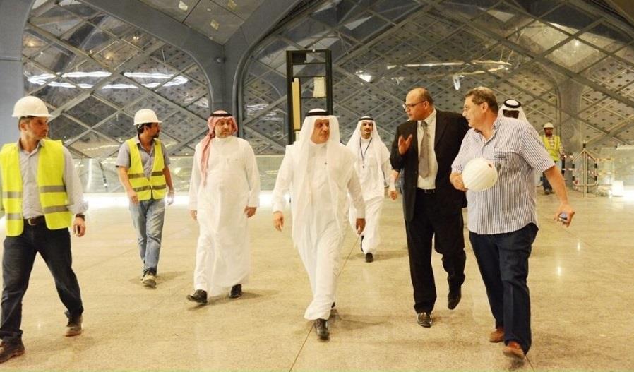 بالصور.. وزير النقل يتفقد أعمال مشروع قطار الحرمين الشريفين