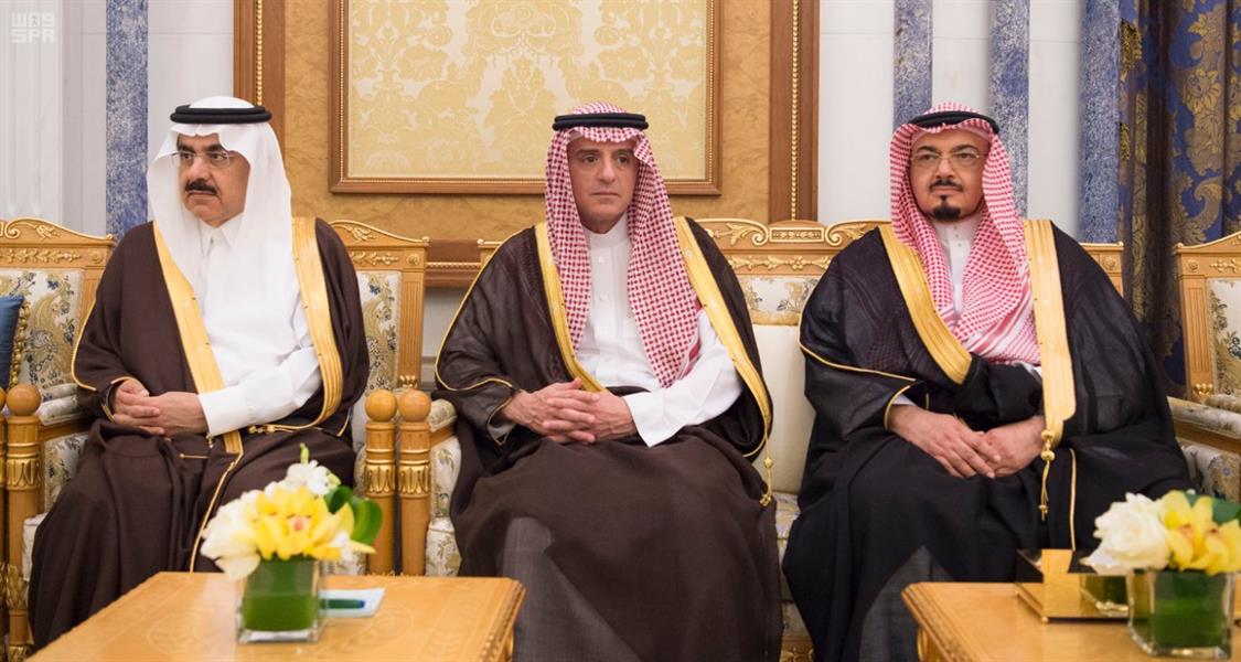  خادم الحرمين الشريفين يستقبل وفد حزب المحافظين البريطاني