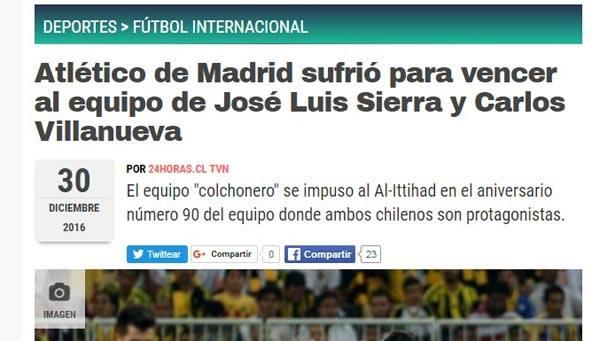 اتلتيكو مدريد و الاتحاد 