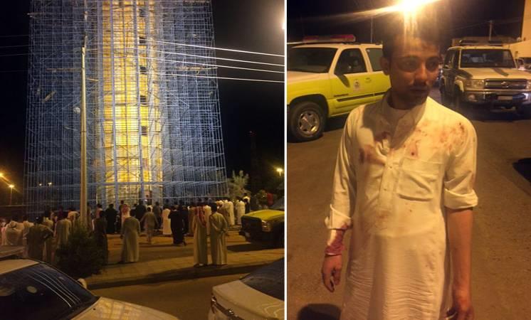 شاب ينقذ مواطناً سقط بخزان مياه بحائل