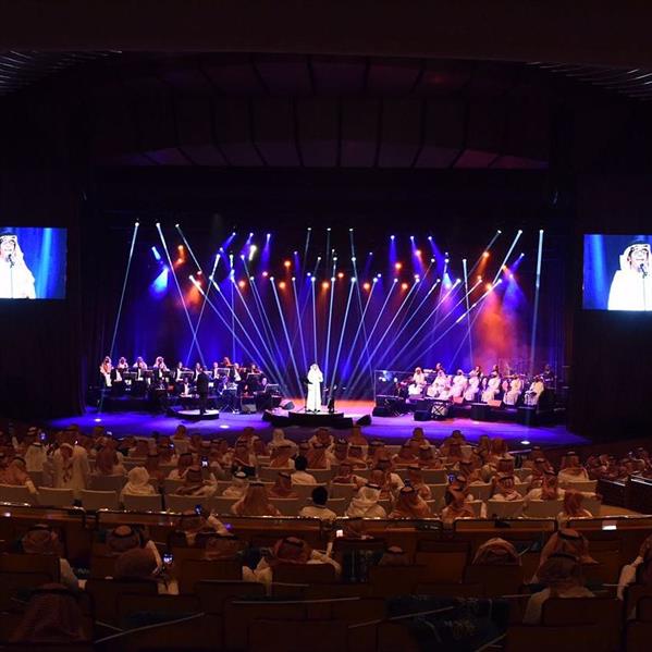 الحفل الغنائي لخالد عبدالرحمن ورابح صقر أمس بالرياض