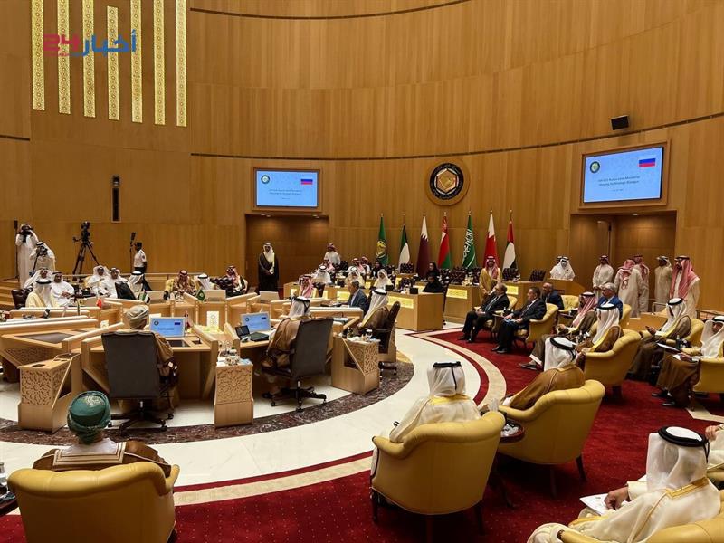 اجتماع وزراء خارجية دول مجلس التعاون الخليجي مع نظيرهم الروسي