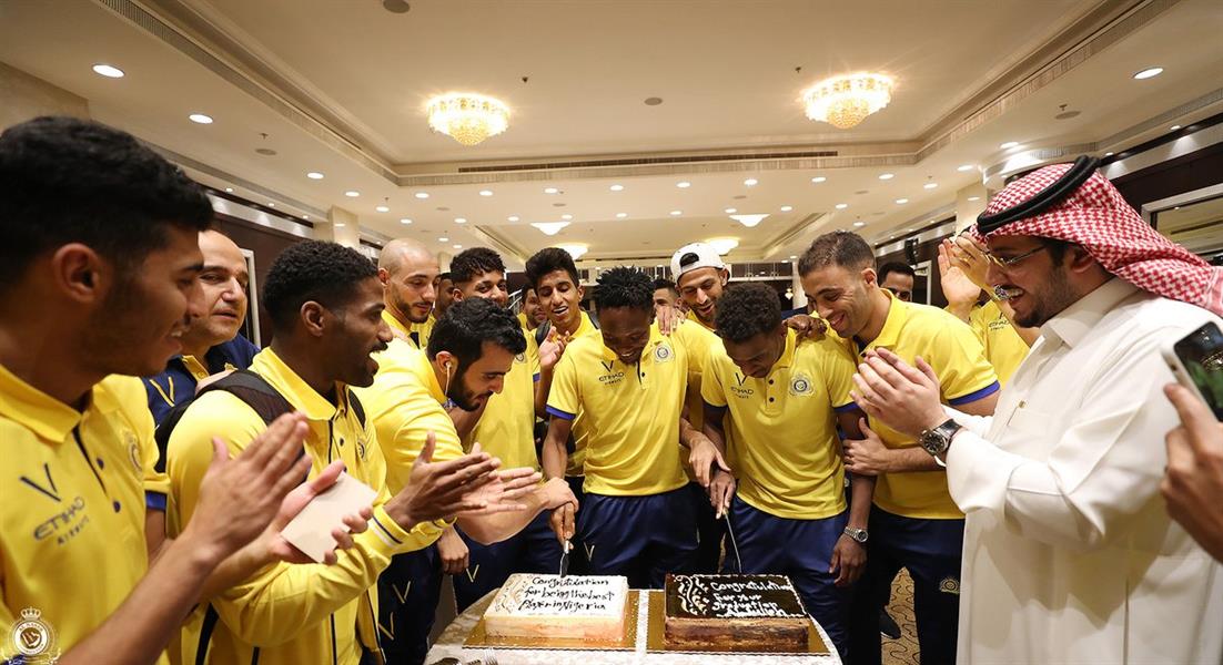 النصر يحتفل بـ«نجومية» موسى و«بكالوريوس» الخيبري النصر يحتفل بـ«نجومية» موسى و«بكالوريوس» الخيبري