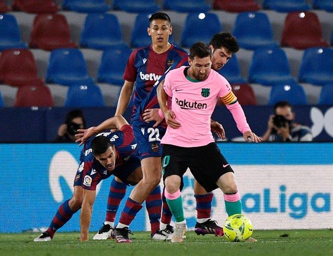 مباراة ليفانتي وبرشلونة