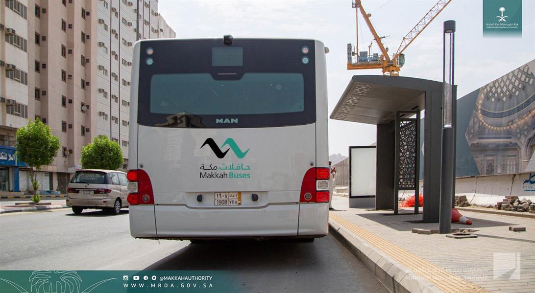بدء الاختبارات التجريبية التشغيلية لحافلات النقل العام بمكة عبر المسار السابع