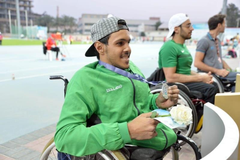 منتخب ألعاب القوى لذوي الإعاقة يحقق ذهبية وفضية وبرونزيتين بأول أيام بطولة فزاع الدولية - صور