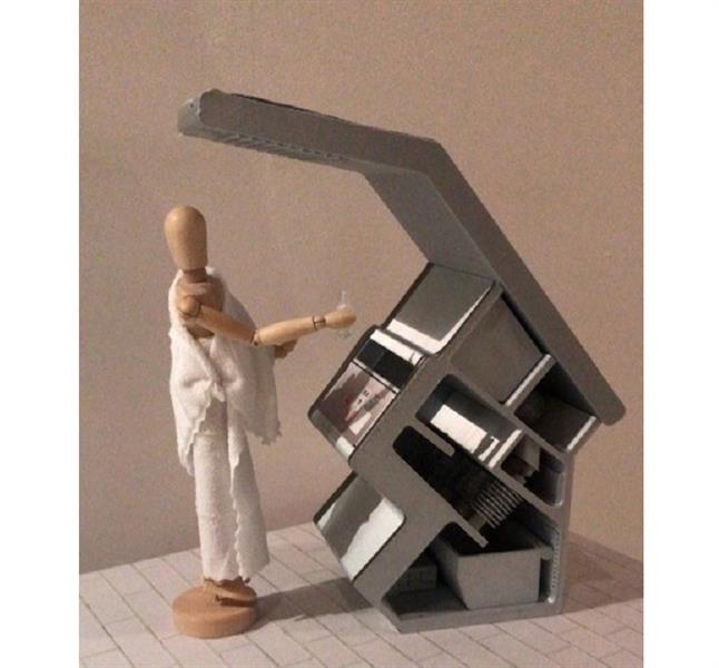 جهازًا يفرز ويفرم النفايات بهدف التدوير