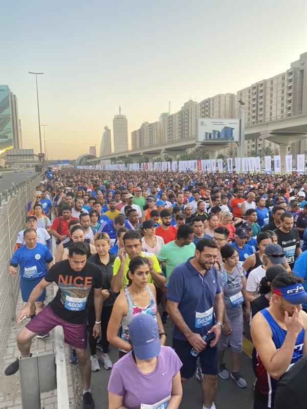 جانب من السباق