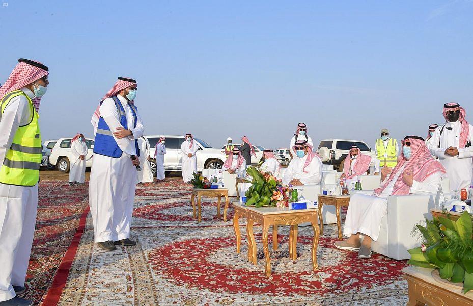 أمير جازان يتفقد سير العمل بمشروع أمير جازان يتفقد سير العمل بمشروع