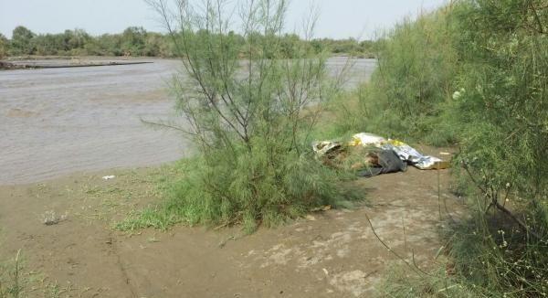 انتشال جثتين مجهولتين