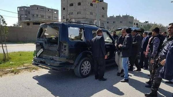 لحظة الانفجار الذي استهدف موكب رئيس الوزراء الفلسطيني.. والحكومة تتهم 