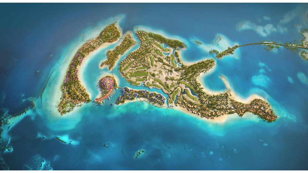 الجزيرة الشبيهة بالدولفين