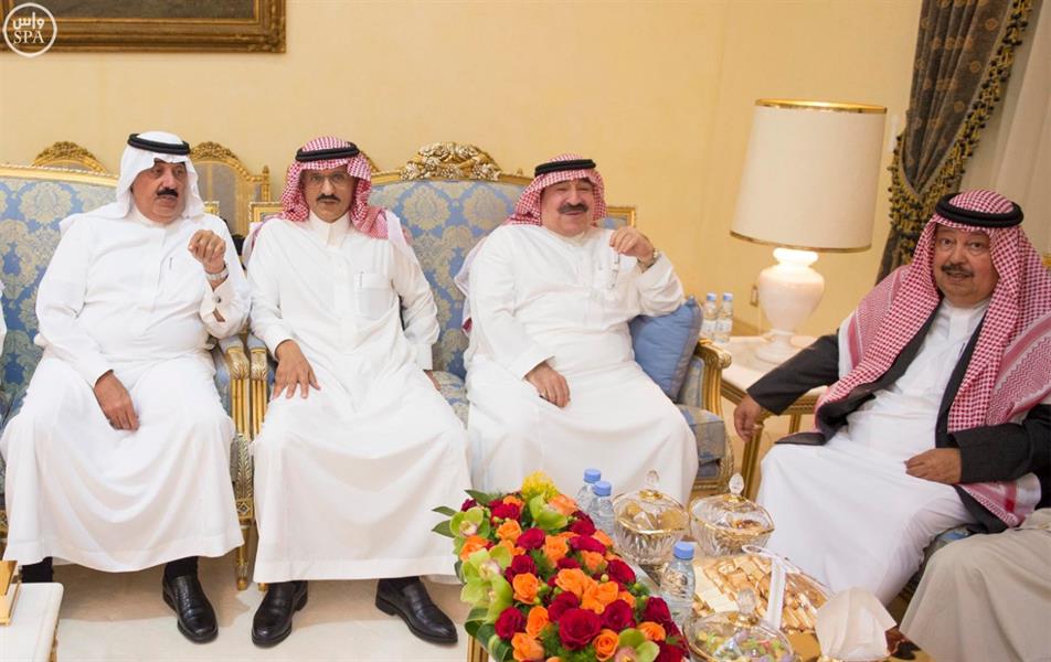 خادم الحرمين يستقبل قادة الدول المشاركة في تمرين رعد الشمال