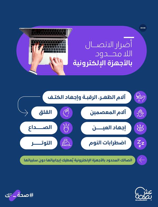 أمراض قد تصيبك حال التعرّض اللامحدود للأجهزة الإلكترونية 