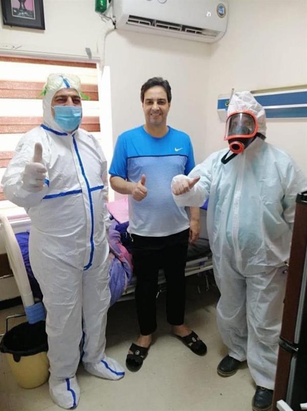  اللاعب العراقي السابق أحمد راضي