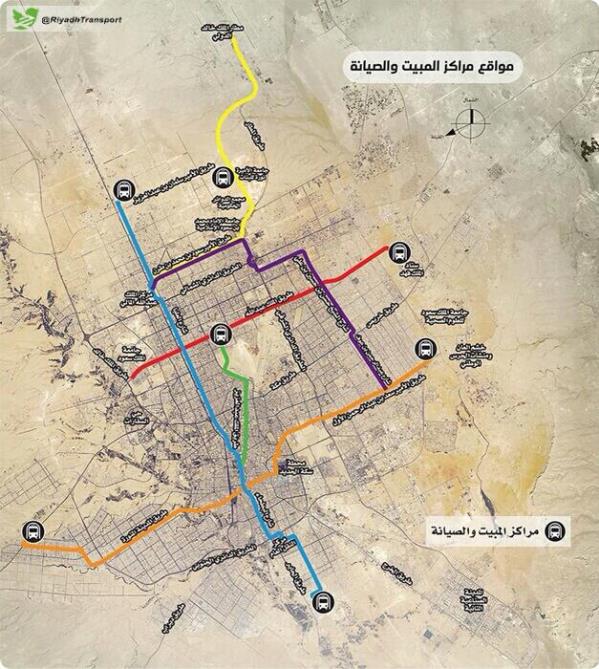 امير الرياض يطلق اعمال مشروع مترو الرياض