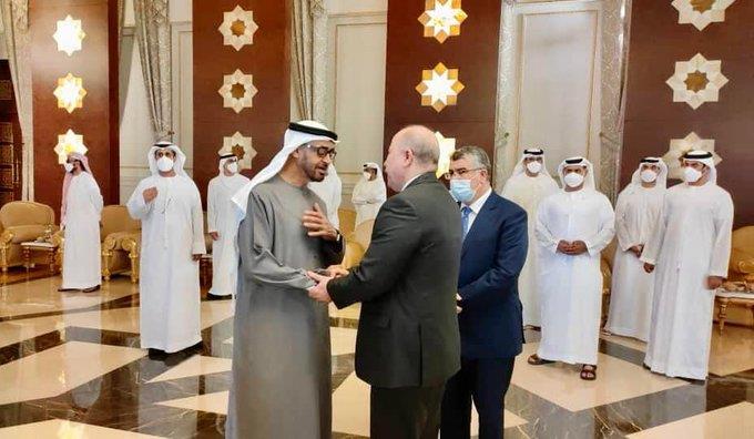 محمد بن زايد يستقبل قادة ورؤساء الدول الذين قدموا للعزاء في وفاة الشيخ خليفة بن زايد محمد بن زايد يستقبل قادة ورؤساء الدول الذين قدموا للعزاء في وفاة الشيخ خليفة بن زايد