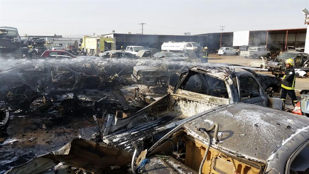 سقوط مقذوف في نجران