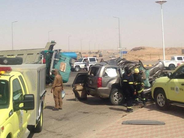 إصابة مواطن ومقيم في  حادث مروع في الرين