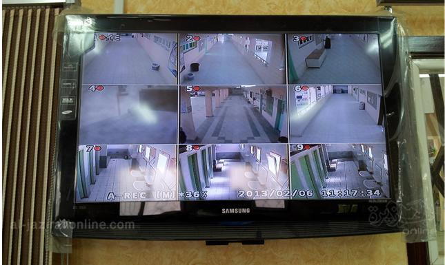 كاميرات مراقبة داخل المدرسة