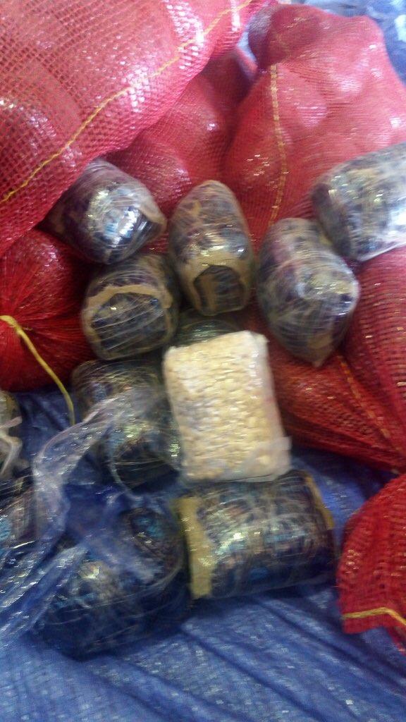 بالصور.. جمرك ضباء يضبط 383 ألف حبة مخدرة كانت مخبأة داخل 