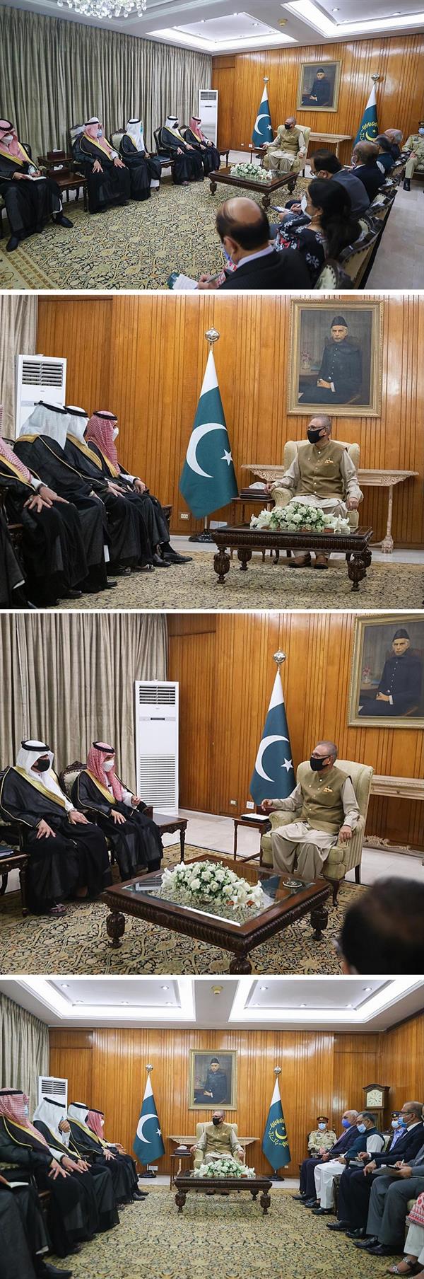 رئيس جمهورية باكستان الإسلامية يستقبل سمو وزير الخارجية