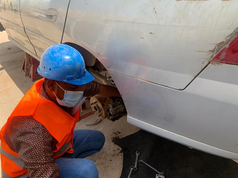 اختبار العمالة في برنامج الفحص المهني  