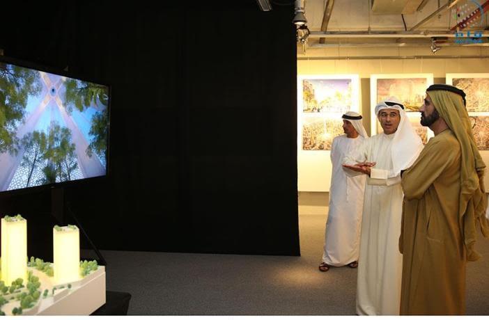 محمد بن راشد يختار تصميم تحفة معمارية جديدة في 