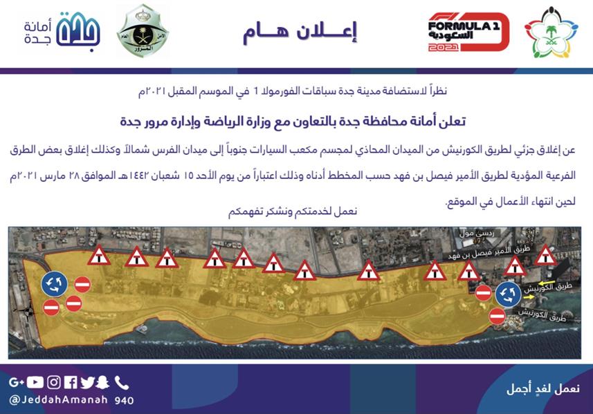 استضافة مدينة جدة لسباقات استضافة مدينة جدة لسباقات