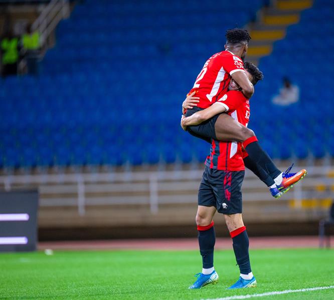 الرائد ينُهي شوطه الأول أمام الشباب مُتقدمًا بثنائية الرائد ينُهي شوطه الأول أمام الشباب مُتقدمًا بثنائية