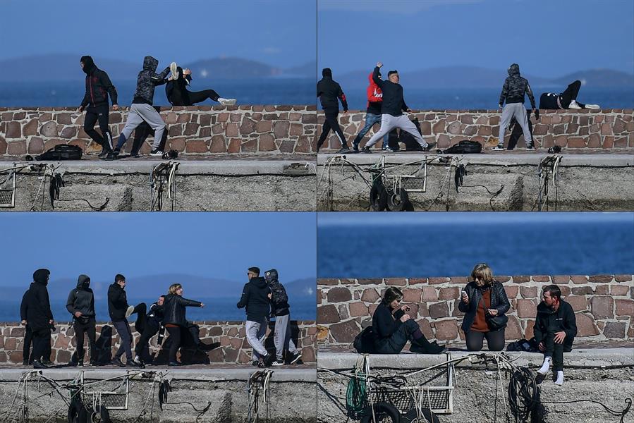 مركز ايواء مهاجرين باليونان مركز ايواء مهاجرين باليونان