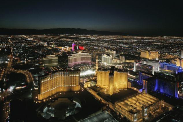 صورة حية لمدينة لاس فيجاس