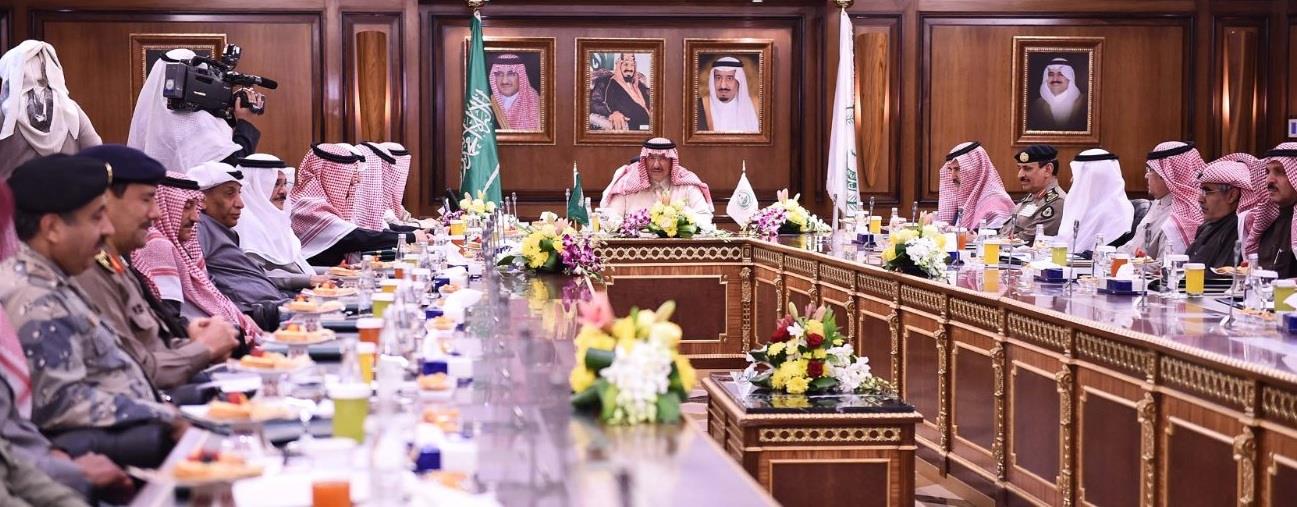 سمو ولي العهد يرأس اجتماعاً لقادة القطاعات الأمنية