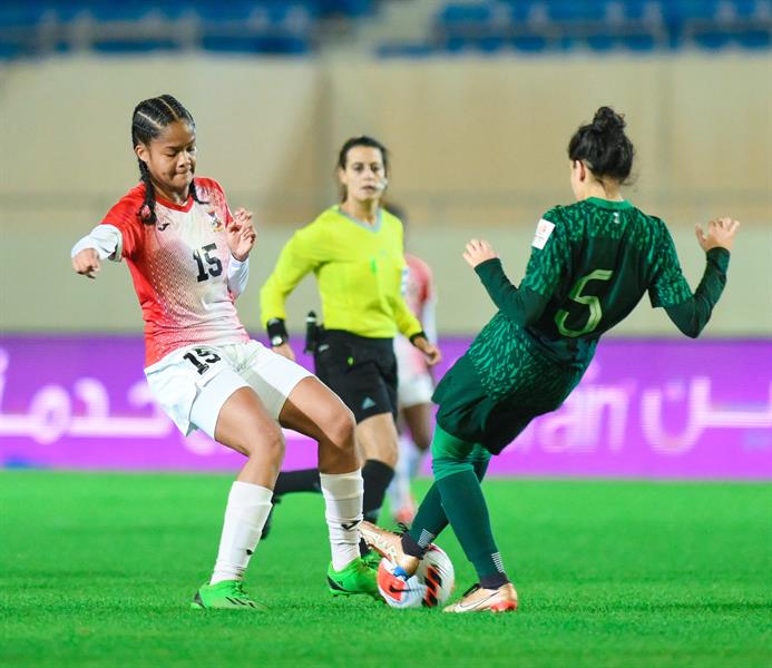 أخضر السيدات يتخطى موريشيوس بهدف في البطولة الودية الدولية (صور)