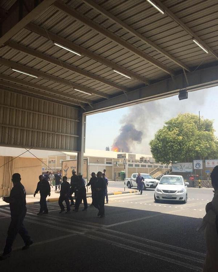 بالفيديو والصور.. انفجار بوحدة لمصفاة الشعيبة الكويتية 