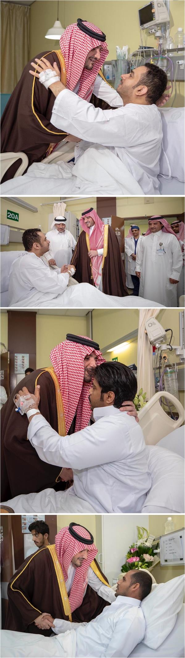  وزير الداخلية يزور رجال الأمن في المستشفى