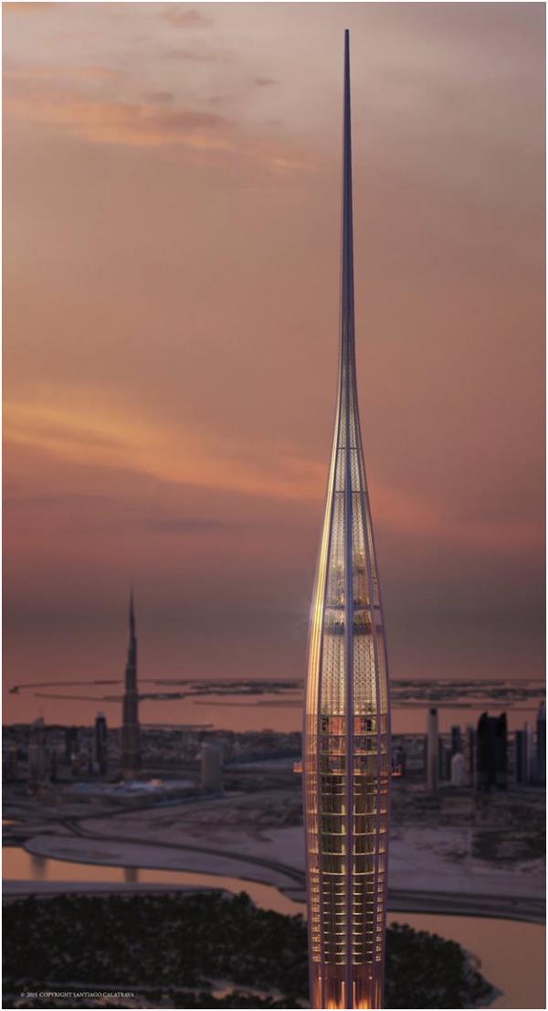 بالصور.. محمد بن راشد يطلق الأعمال الإنشائية لـبرج خور دبي الأعلى عالميا