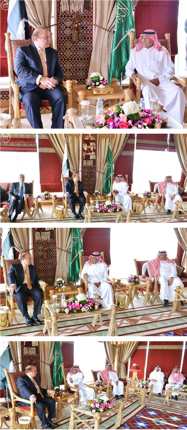 الأمير مقرن بن عبدالعزيز يلتقي رئيس الوزراء الباكستاني