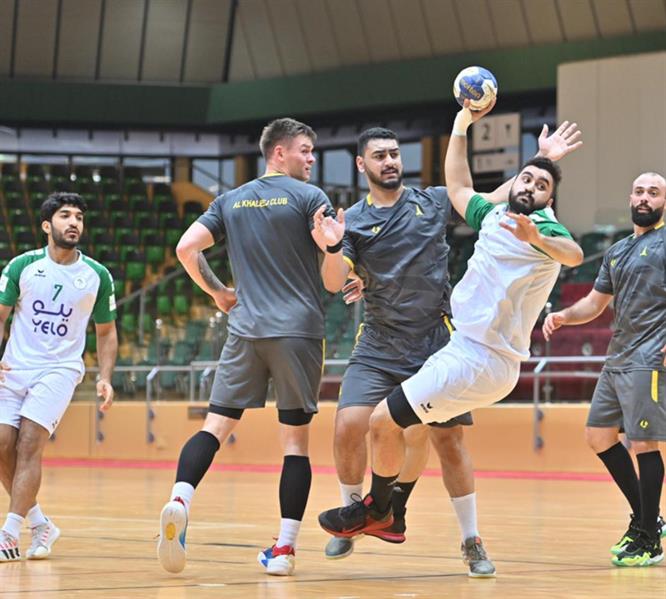 أخضر اليد يُهزم أمام الخليج وديًا (صور)