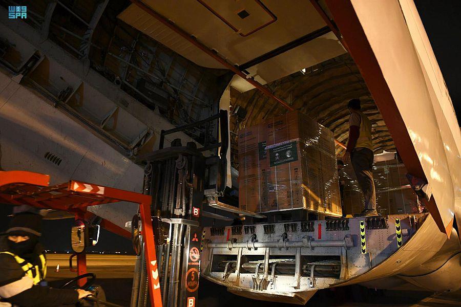  الطائرة الإغاثية الثامنة تغادر المملكة إلى مطار حلب لمساعدة ضحايا الزلزال