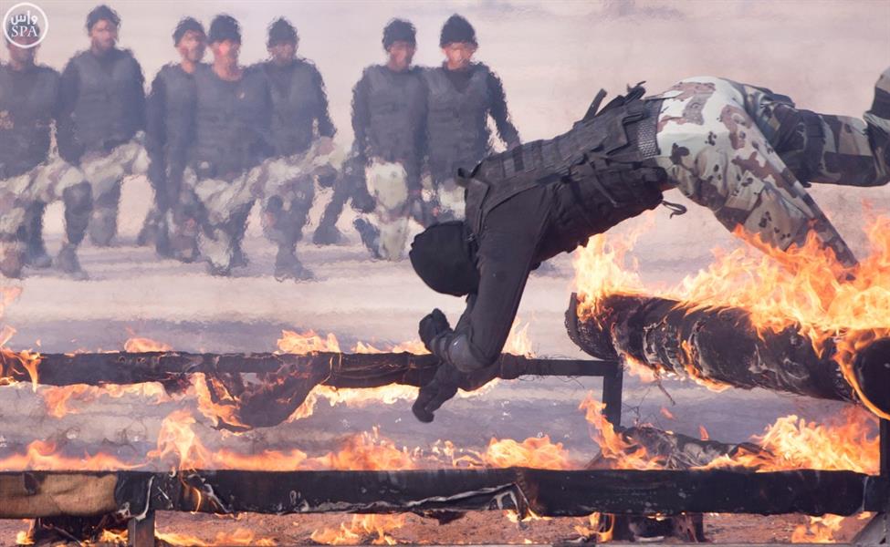 ولي العهد يرعى فعاليات التمرين التعبوي لقوات الطوارئ الخاصة صولة الحق 8