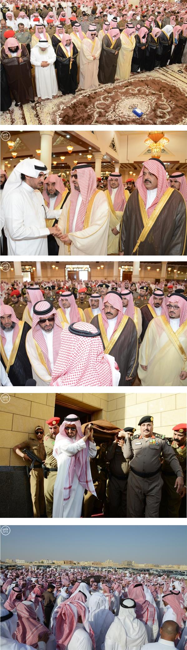  حائل تودع شهداء 