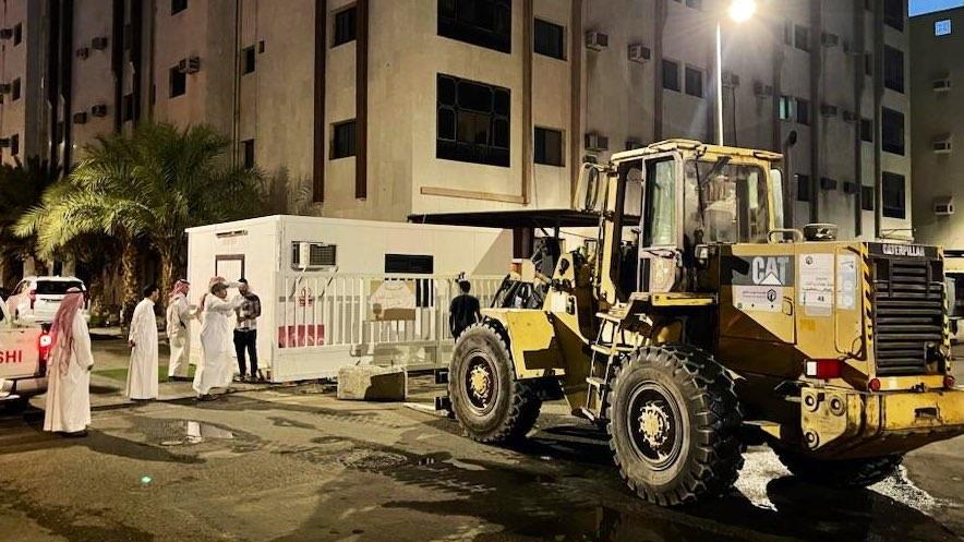  إزالة إحداثات شارع بمخطط الزاهر