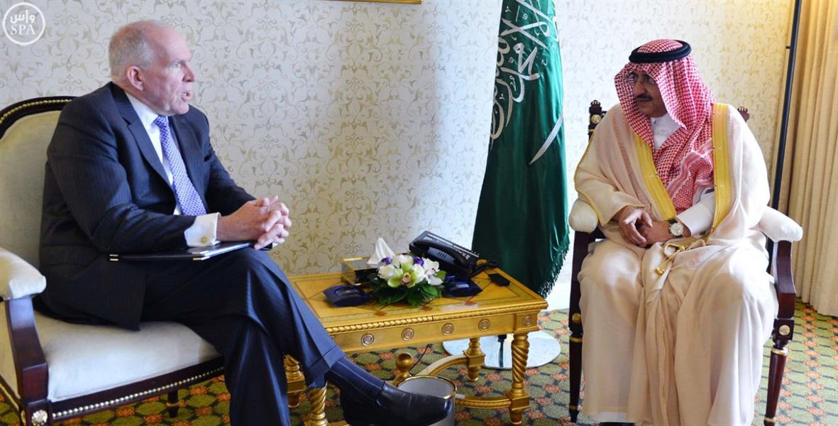 بالصور.. ولي العهد يستقبل رئيس جهاز المخابرات الأمريكية