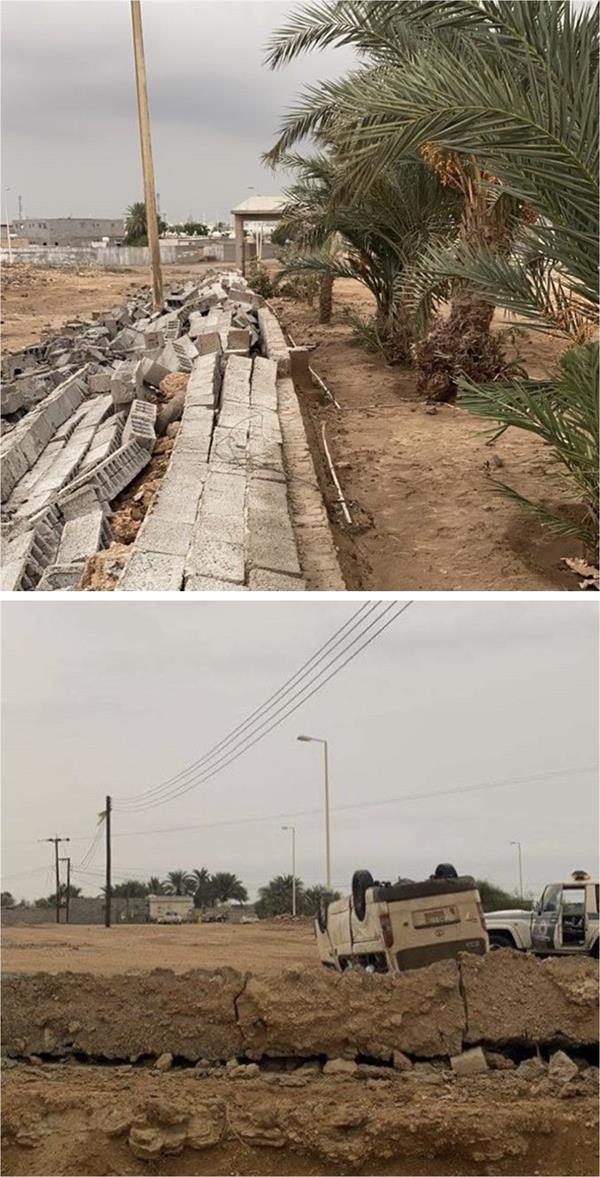 إعصار يقذف بمركبة واقفة في أحد المنازل