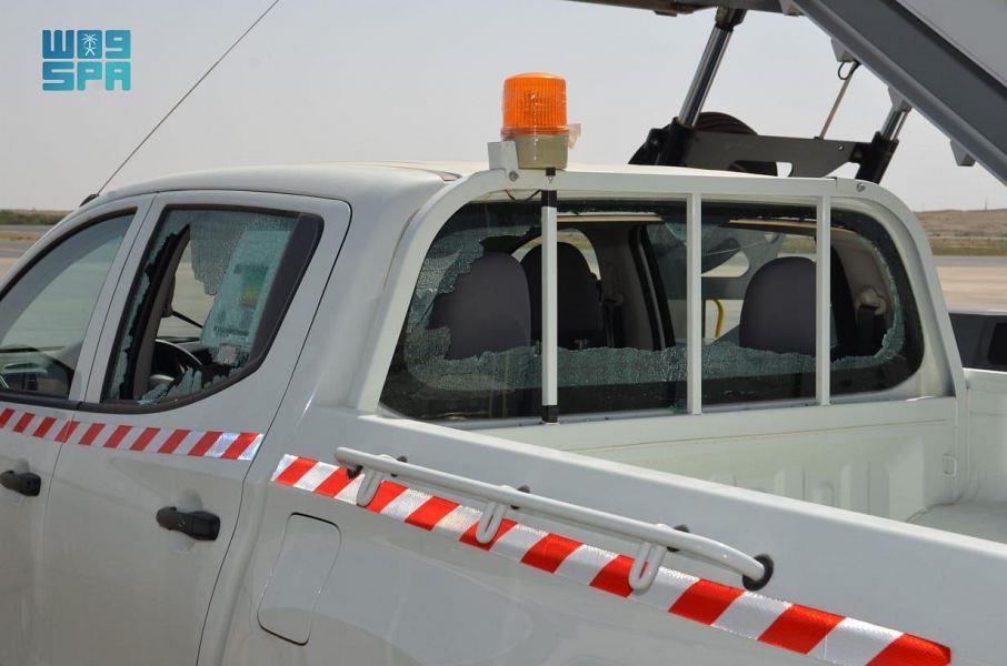  الهجوم العدائي الثاني بطائرة مسيّرة على مطار أبها 