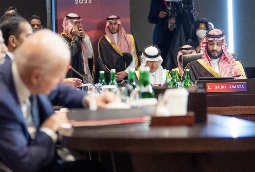 ولي العهد خلال مشاركته بقمة العشرين ولي العهد خلال مشاركته بقمة العشرين