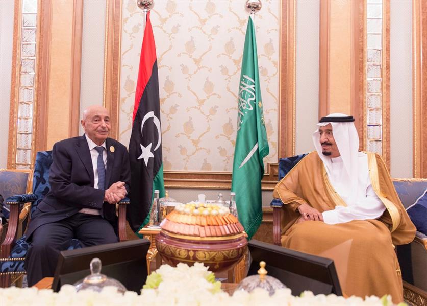 الملك يستقبل رئيس مجلس النواب الليبي