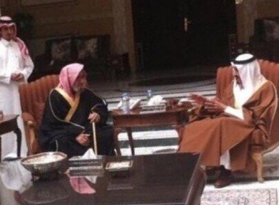 زيارة الملك سلمان للشيخ الشثري زيارة الملك سلمان للشيخ الشثري