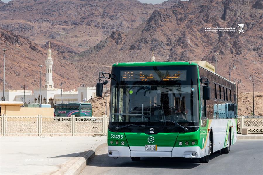 هيئة تطوير المدينة المنورة تكمل تشغيل المسارات الرئيسة تجريبياً لمنظومة حافلات المدينة